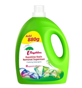 Added 880G 9 Super Effective Laundry Liquid Detergent for Cloth Washing 3KG+880G Bottle