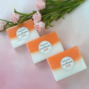 AiXin OEM Organic 100g 140g 200g Anti Acne Glutathione Kojic Acid Papaya Soap Whitening Glutathione and Kojic Acid Soap