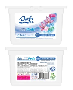 All In 1 Disposable Eco Friendly Lavender Scent Low Foam Color Protector Laundry Detergent Pods Concentrated Formula Apparel