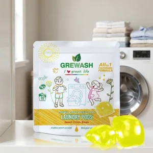 All in 1 Pods Laundry Detergent Custom Your logo Plant-based Long-lasting Fragrance Cleaning Capsules