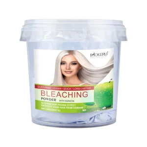 Ammonia Free Mokeru Bleach Powder Professional Hair Bleaching Powder Dust Free Blue Bleach Powder for Hair Color Dye