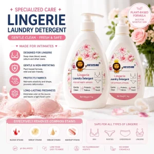 Antibacterial Liquid Underwear Laundry Detergent with Mild Natural Eco Friendly Formula Hypoallergenic Color Protection
