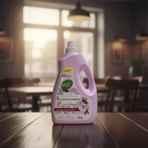 Aojie OEM ODM Color Fixing Fabric Care Liquid Laundry Detergent Jasmine White Camellia Fragrance 99.9% Mite Removal Rate