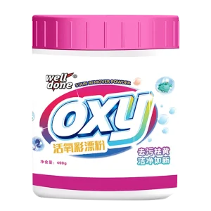 Apparel Stain Remover Washing Powder 400g barrel OXY laundry detergent powder