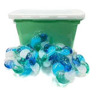 Authentic 4 in 1 High Concentrated Plant Based Laundry Pods Customizable Disposable Beads Capsule Detergent for Apparel