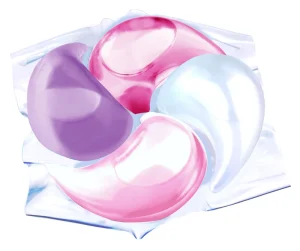 Automatic Laundry Detergent Pods Gel-Powder Dual Feature for Apparel