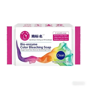 Bio Enzyme Bleaching Soap Powerful Stain Remover for Collar and Cuff Deep Cleaning Laundry Soap