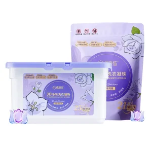 Biological Enzymes Multi chamber Laundry Pods 3 in 1 Gentle Cleansing and Antibacterial Capsules