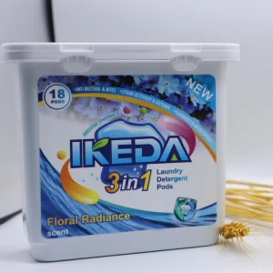 Brand Yicun Biodegradable Laundry Detergent Pods Disposable Gel Capsules OEM ODM Machine Washing Powder Detergent Capsules