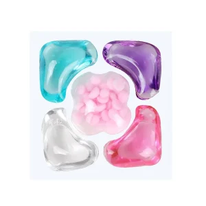 Bulk 100pcs Pack 5 in 1 Disposable Gel Laundry Detergent Pods Eco-Friendly Custom Logo Fragrance Available Apparel Use