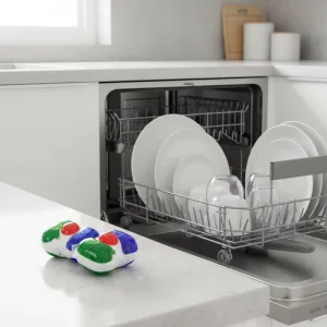 Bulk Order Deep Cleaning Dishwasher Cleaning Pods Stain Remove OEM Water soluble Film Dishwashing Detergent Pods