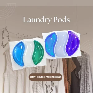 Bulk Private Label 3 chamber Laundry Detergent Pods Long lasting Fragrance & Softener Premium Formula