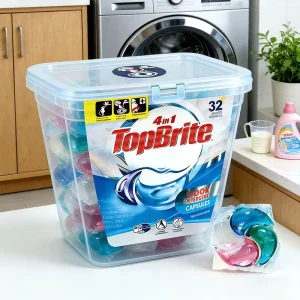 Bulk Supply Color Safe Laundry Capsules with Color Protector for Dark and Colored Clothing Maintenance