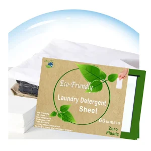 Certified Organic Natural Hypoallergenic Anti Static Laundry Sheets Eco Friendly Disposable Strip Washer Dryer for Apparel