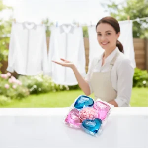 Clean Environmentally Friendly Disposable 5 in 1 Laundry Gel Beads Antibacterial Capsules Deep Clean Long Lasting Apparel