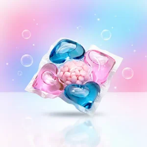 Clean Environmentally Friendly Disposable 5 in 1 Laundry Gel Beads Antibacterial Capsules Deep Clean Long Lasting Apparel