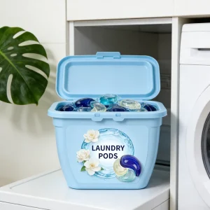 Cleaning Products 3 In1 Laundry Pods Bulk Detergent Pods Liquid Washing Capsules 15g Laundry Capsules