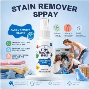 Clothing Stain Remover Spray Baby Stain Treater Works on Food Juice Blowout Stains