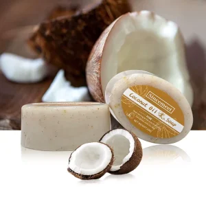 Coconut Milk Handmade Soaps Organic Whitening Bar Soap Skin Care Cleaning Scrub Coconut Soap