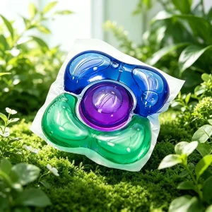 Color Protection Disposable Eco-Friendly Apparel Laundry Detergent Capsules Deep Clean Custom Packaging