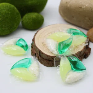 Colored Eco Friendly Disposable Laundry Pods Powder Gel Long Lasting Fragrance Anti Bacterial for Apparel Detergent