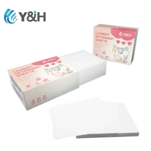 Concentrated Laundry Sheets with Softener 2 in 1 Eco Friendly Formula Custom Logo