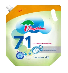 Cost effective Eco Friendly Fresh Ocean Fragrance Liquid Laundry Detergent 15 30% for Ingredients for Apparel 2 KG
