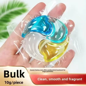 Custom Apparel Laundry Pods Multi Function High Efficiency Anti Bacterial Floral Scent Detergent Capsules High Concentrated