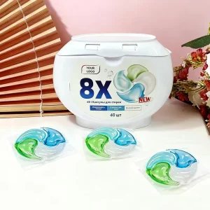 Custom Laundry Detergent Pods Multi Fragrance Concentrated Washing Capsules