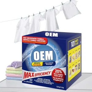 Custom Logo 5.25kg Whitening Automatic Washing Powder Oxygen Color safe Bleach Powder