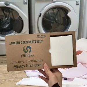 Custom Logo Hypoallergenic Natural High Efficiency Eco-friendly Disposable Laundry Paper Sheets Low Foam Fresh Linen Fragrance