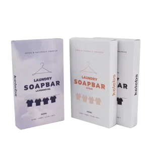 Custom Logo Soap Paper Box Novelty Laundry Soap Bar Soap Box Folding Packaging