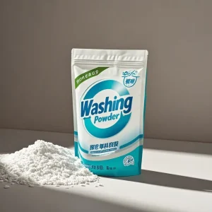 Custom Printed 500g 1kg Plastic Stand up Laundry Detergent Ziplock Pouch Washing Powder Packaging Bag