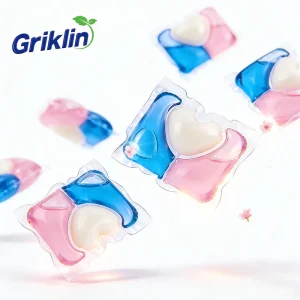 Custom Private Label Laundry Detergent Pods Powerful Fragrance 3 in 1 Laundry Pods Stain-removing Washing Capsules