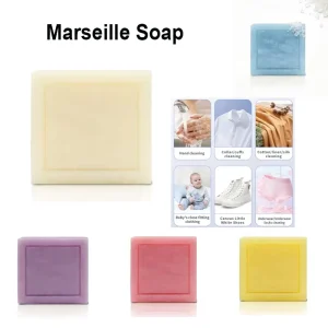 Custom Scent Solid Eco Friendly Marseille Laundry Soap Bar Rich Foam Stain Remover Long lasting Fragrance Softening for Clothes