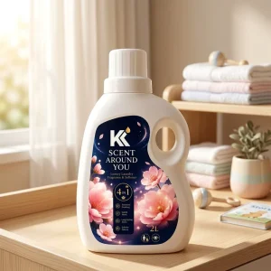 Custom Ultra Concentrated Laundry Liquid Stain Remover Softener Laundry Detergent Liquid With Floral Scent