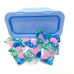 Customizable Eco-Friendly Laundry Gel Pods Hand & Machine Washable Disposable Beads for Apparel Brands