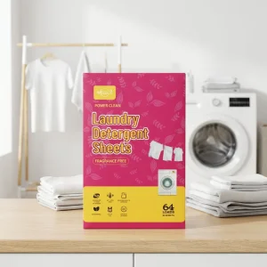 Customized Deep Cleaning Fabric Softener Super Concentrated Biodegradable Unscented Dissolvable Laundry Detergent Sheet for Hand