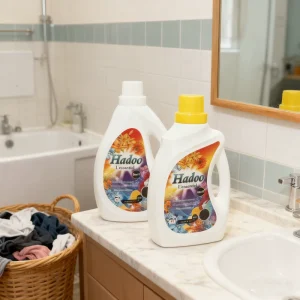 Customized Eco Friendly Disposable Lemon Scent Liquid Laundry Detergent with Deep Stain Removal for Machine & Hand Washing