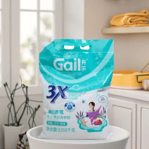 Customized Instant Washing Powder 3kg Fragrant Can Be Used for Clothing