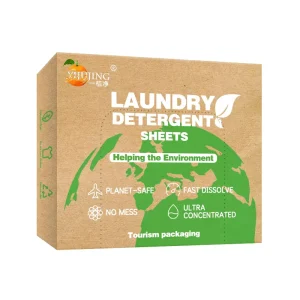 Customized Odm Plant based Laundry Sheets Eco friendly Biodegradable Laundry Detergent Sheets