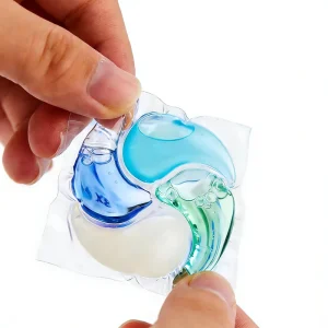 Customized Private Label Eco Friendly Laundry Detergent Gel Pacs Liquid Laundry Pods Capsules for Apparel Cleaning