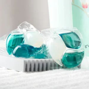Customized Private Label Herbal Fragrans Laundry Detergent Capsules 12X Cleaning Power Pods Detergent