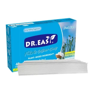 Customized Super Fragrant Soft Fabric Dryer Sheets Premium Laundry Softener Sheet Manufacturer For Apparel Detergent Use