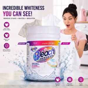 Detergent Bleaching Powder OEM ODM Effective Stain Removal Removes Stubborn Stains & Yellowing Laundry Powder Eco