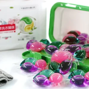 Detergent Capsules Laundry Washing Liquid Detergent Laundry Beads for Sensitive Skin