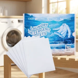 Detergent Tablets Laundry Sheet Tablets Disposable High Foam Laundry Soap Tablets