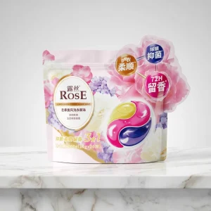 Die-cut Shaped Detergent Pods Bag Irregular Contour Stand up Pouch with Child Resistant Lock for Laundry Capsules