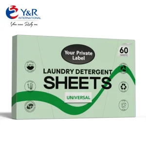 Different Formula Laundry Sheets Detergent for Universal Black White Laundry Solid Enzyme Improved Clean Power