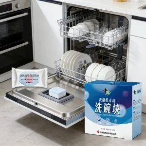 Dishwasher Pods Eco Friendly Food Grade Sodium Chloride Detergent Tablets